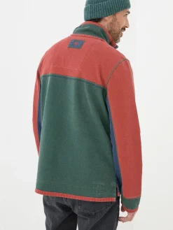 Airlie Orange Panel Sweatshirt
