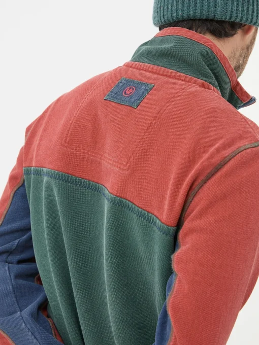 Airlie Orange Panel Sweatshirt
