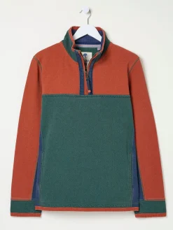 Airlie Orange Panel Sweatshirt