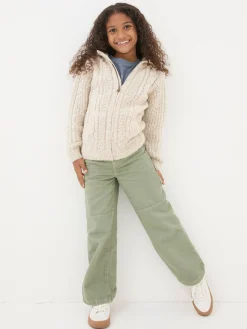 Alicia Cream Knit Hoodie