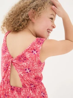 Amelia Geo Print Pink Print Playsuit