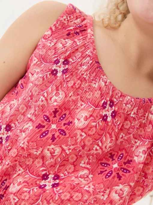 Amelia Geo Print Pink Print Playsuit