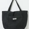 Astrid Black Pocket Tote Bag