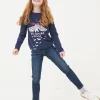 Bat Blue Graphic T-Shirt