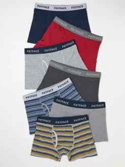 Black Stripe Boxers 7 Pack