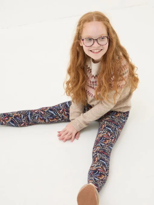 Blue 2 Pack Butterfly Legging