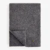 Blue Grey Lambswool Scarf