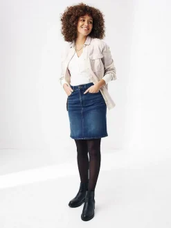 Blue Hope Denim Skirt