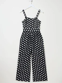 Blue Ruby Polka Dot Jumpsuit