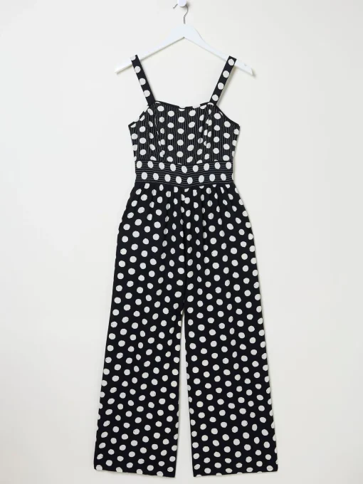 Blue Ruby Polka Dot Jumpsuit