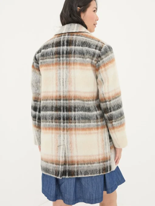 Brown Marin Wool Blend Coat
