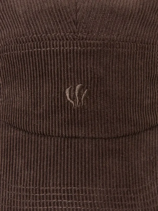Cord Brown 5 Panel Baseball Cap