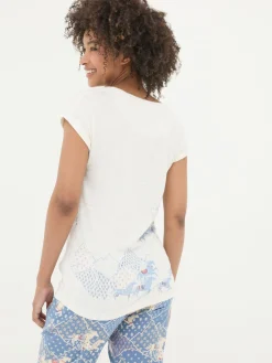 Cream Horse Graphic T-Shirt