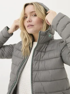 Garnet Grey Lightweight Puffer Jacket