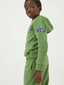 Green Badge Sweat Popover Hoodie