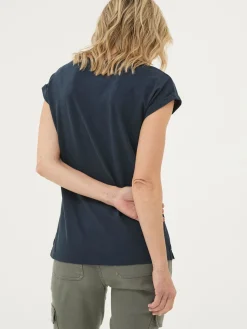Ivy Organic Cotton Navy T-Shirt