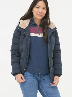 Lara Navy Lara Puffer Coat