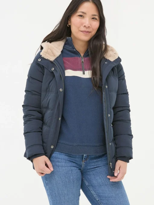 Lara Navy Lara Puffer Coat