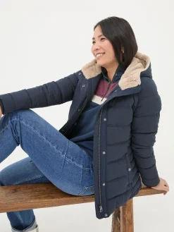 Lara Navy Lara Puffer Coat