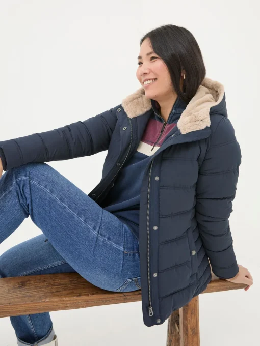 Lara Navy Lara Puffer Coat