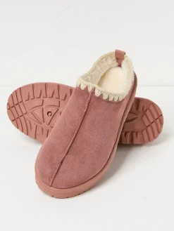 Lyra Pink Mule Slippers