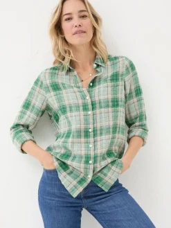 Olivia Black Waffle Check Shirt