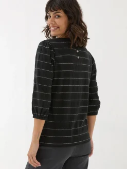 Penny Black Stripe Top