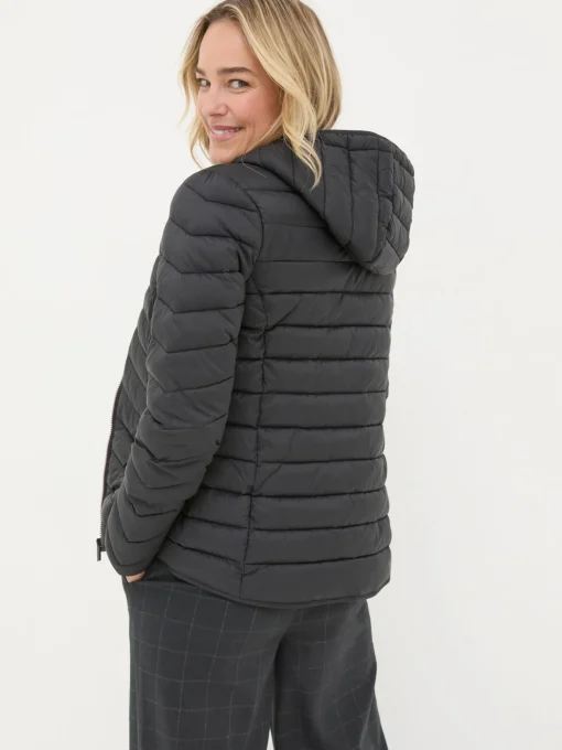 Ruby Black Lightweight Puffer Jacket