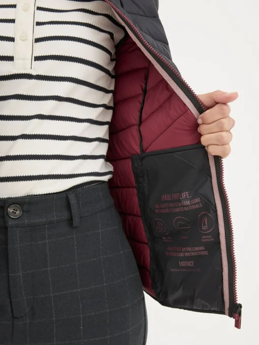 Ruby Black Lightweight Puffer Jacket