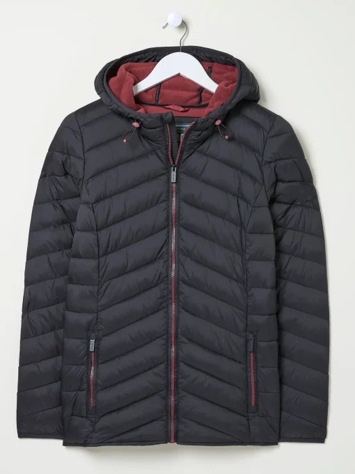 Ruby Black Lightweight Puffer Jacket