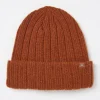 Sebastian Burnt Orange Rib Beanie