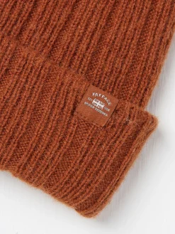 Sebastian Burnt Orange Rib Beanie