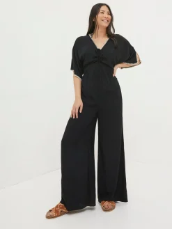 Selene Black Beach Jumpsuit