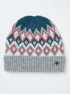 Teal Green Frankie Fairisle Hat