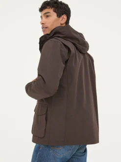 Truro Dark Brown Waterproof Jacket