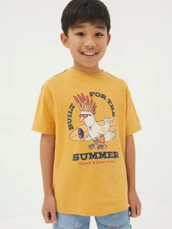 Yellow Built For Summer Jersey T-Shirt